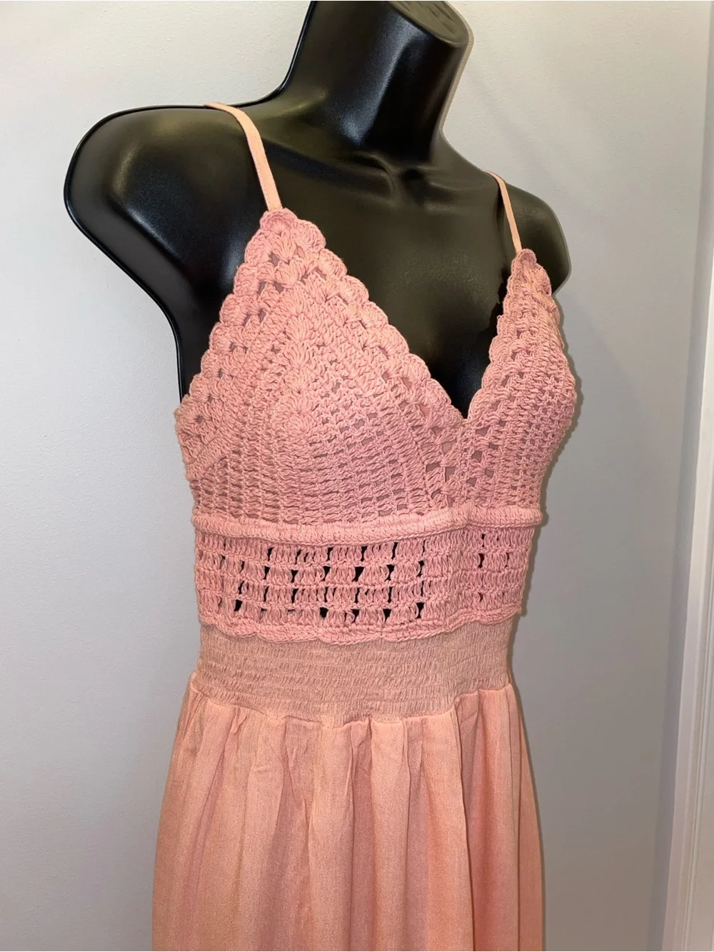 Crochet-Top Maxi Dress - Picture 6 of 14